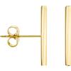 SOFIA MILANI - Orecchini Donna Argento 925 - Placcati in Oro - Orecchini a Perno a Barra - 20574
