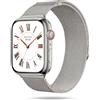 ONEFLOW Milano Mesh compatibile con Apple Watch 7 (41mm) Cinturino Milanese, cinturino in metallo elegante in maglia milanese in acciaio inossidabile, cinturino magnetico per iWatch in metallo da