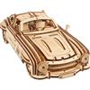 UGEARS Coupé Sportiva con Alettone - Modellismo Auto da Costruire Adulti - Puzzle 3D Legno Costruzioni per Adulti - Kit Modellino Auto da Costruire con Autentico Design ad Ali di Gabbiano