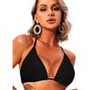Navneet Bikini top da donna bikini triangolo push up perizoma bikini top bikini costumi da bagno costume da bagno swimsuit, S