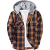 SwissWell Flanella Camicia Uomo Manica Lunga Giacca a Quadri Camicia da Boscaiolo Cotone Casual Button Down Jacket Petto vestibilità Regular Fit M-3XL