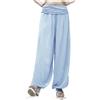 GLAMEXX24 Pantaloni Harem Donna, Larga Casual Pantaloni da Yoga con Tasche, Estivi Pantaloni Sportivi Leggeri per Jogging, Danza, Pilates