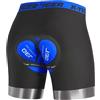 X-TIGER Pantaloncini Ciclismo Uomo 5D Imbottito Traspirante Biancheria Intimo Mutande Pantaloni MTB Boxer Uomo Ciclismo Bici