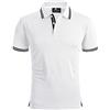 SwissWell Polo Uomo Manica Corta Asciugatura Rapida Traspirante Golf T-Shirt Tennis Polo Shirt Estiva per Uomo Sportiva Magliette Bianco e Nero XL