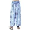 GLAMEXX24 Pantaloni Harem Donna, Larga Casual Pantaloni da Yoga con Tasche, Estivi Pantaloni Sportivi Leggeri per Jogging, Danza, Pilates