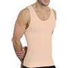 UnsichtBra Canottiera Shapewear da Uomo | Canottiera Snellente a Compressione/Modellante | Bianco, Beige, Nero, S