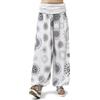 GLAMEXX24 Pantaloni Harem Donna, Larga Casual Pantaloni da Yoga con Tasche, Estivi Pantaloni Sportivi Leggeri per Jogging, Danza, Pilates