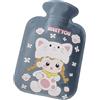 Generic riscaldante per letto - Borsa 'acqua calda rivestita in peluche, scaldamani ricaricabile, bottiglia portatile per il comfort del corpo, morbido cuscinetto riscaldante, grande capacità, per