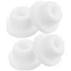 iplusmile 4 Pezzi Tappo Serbatoio Acqua in Silicone Bianco per Idropulsore, Guarnizione a Tenuta Stagna e Facile Installazione, per Viaggio e Ufficio