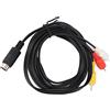 BONKZEBU Cavo Adattatore Mini DIN Maschio a 3 Maschio Cavo Video Composito Ad Alta Precisione per Computer con TV Uscita AV Proiettore Usa TV con 3 Porte Materiale PVC