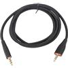 BONKZEBU Cavo per Cuffie OFC Durevole da 3,5 Mm per Cuffie MMX100 con qualità del Suono Chiara da 1,2 M per Utenti di Computer PC (Nera)