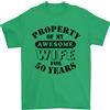Gil dan T-Shirt Divertente Per Moglie 50° Anniversario Di Matrimonio 50 Anni 100% Cotone