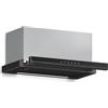 Klarstein Velaire Cappa Aspirante 60 cm, Telescopica da Incasso, 896 m³/h, Classe A++, Touch, LED, Filtro Carbone, Silenziosa, Cappa Cucina 60 cm, Nero