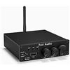 Fosi Audio BL20C Amplificatore Ricevitore con Bluetooth 160W X2, Audio Stereo 5.0, Lettore U-Disk con Amplificatore ad Alta Risoluzione a 2.1 Canali, Altoparlanti Passivi e Subwoofer Attivo