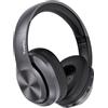TuneFlux Cuffie Bluetooth Wireless Over Ear, 80H di Riproduzione, 3 Modalità EQ, Cuffie Stereo HiFi con Bassi Profondi e Microfono, Cuffie Bluetooth 5.3 Pieghevoli (Metallico)