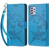 KENHONER Custodia per Samsung Galaxy A52 4G/5G / A52s 5G Cover, Blu