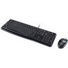 Logitech MK120 Kit Tastiera e Mouse Cablati | Layout Russo QWERTY - Nero
