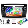Rimoody 4G+64G Android Autoradio per Lancia Ypsilon 2012-2020 Wireless Carplay Android Auto, 7 Pollici Touchscreen Radio 2 Din con GPS Navi WiFi Bluetooth FM/RDS Radio USB/SWC Telecamera Posteriore