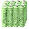 Generico Batterie Ricaricabili AA Ni-MH 1,2V 1200mAh, 12 Pezzi