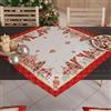 PETTI Artigiani Italiani - Centrotavola Natalizio, Centrotavola da Tavolo Cucina Natalizio, Runner Centrotavola 90x90 cm, Centrotavola Circus, 100% Made in Italy