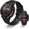 Mibro GS Pro smartwatch da donna e uomo con funzione telefonica orologio fitness per contapassi, orologio GPS con cardiofrequenzimetro SpO2, misurazione con display AMOLED 1,43",105 modalità