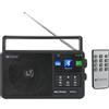 Retekess TR640 Radio Internet,Radio Portatile Digitale Dab,Radio Digitale FM,Connessione Senza Fili,Antenna Esterna,Con telecomando,Adatto per gli Appassionati di Radios