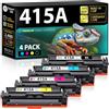 Smart Ink 415A 415 Toner compatibile con chip per HP 415A 415 A (nero ciano magenta) come ricambio per Laserjet Pro MFP M479fdw M479fdn M479fdw M454dw M454dn (W2030A W2031A W2032A W2033A)