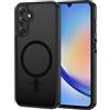 XTCASE Cover Magnetica per Samsung Galaxy A34 5G, Ultra Sottile Custodia Traslucida Opaca Retro Resistente ai Graffi Paraurti in TPU Antiurto Protettiva Case, Nero