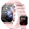 Marsyu 2026 Nuovo Smartwatch Donna con ECG/Pressione Sanguigna/Acido Urico/Sonno/Temperatura/HRV/Cardiofrequenzimetro/BMI/Emozioni/Fatica, 2,0"Orologio Salutare con Torcia LED/Funzione Telefono/Pulsante SOS