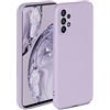 ONEFLOW Custodia morbida per Samsung Galaxy A53 5G in silicone con protezione per fotocamera, custodia in silicone con protezione elevata per display, cover posteriore morbida, lilla