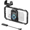 SMALLRIG Supporto universale per telefono Hyper Chill Cooling per iPhone/Android, con dissipatore attivo da 15W, adattatore USB-C e supporto per power bank, compatibile con telefoni da 2,5-3,1" - 5275