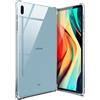 moex Aero Case per Samsung Galaxy Tab S6 Custodia in Silicone Trasparente Custodia Ultra Sottile Antiurto con Protezione Angoli Tablet Silicone Trasparente Minimalista Trasparente