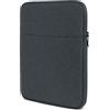 moex Custodia per tablet Lenovo Tab M10 (terza generazione) - Custodia con scomparto per accessori, in fibra di poliestere, minimalista con cerniera, impermeabile, antracite
