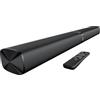 GarageRock Sound Bar per TV, Soundbar TV 2 in 1 divisibile con regolazione automatica del volume, altoparlanti TV stereo con 3 modalità EQ, Bluetooth 5.3, ARC/Opt/AUX, Soundbar per TV/proiettori, 1pcs