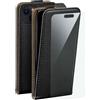 moex Custodia a libro per Apple iPhone 15, in pelle PU, con pellicola protettiva, pieghevole, 360 gradi, colore: Nero