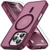 Vansdon Cover Magnetica per iPhone 16 Pro con 1 Pezzi Vetro Temperato