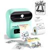 Phomemo M220 Etichettatrice Bluetooth Stampante Per Etichette, 20-75mm Stampante Termica Per Etichette, Codice a Barre, Vendita al Dettaglio, Ufficio, Per Smartphone&PC, Verde