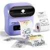 Phomemo M220 Etichettatrici, Stampante per etichette Bluetooth per codici a barre, indirizzo, casa, spedizione, piccole imprese, abbigliamento, etichettatrice portatile PL con 1 rotolo di etichetta