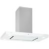 Klarstein Valeria Cappa Isola - 230W, max 642 m³/h, 3 livelli di potenza, illuminazione LED, pannello touch, vetro, acciaio inox, efficiente, PureAmbience Concept, bianco