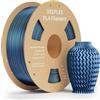 DEEPLEE Filamento PLA Metallizzato, Lucentezza Metallica e Trama Fine, Blu 1 kg, Precisione ±0,02 mm per Stampanti FDM 3D