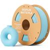 DEEPLEE Filamento Matte PLA 1,75 mm, Finitura Opaca, Blu Ghiaccio 1 kg, Precisione ±0,02 mm per Stampanti FDM