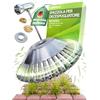 LAINFELD Spazzola per diserbo per decespugliatore Stihl e decespugliatore - Spazzola per guarnizioni - Spazzola per erbe selvatiche per albero di allenamento striato