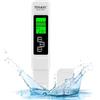 Flintronic Misuratore TDS Digitale, TDS Tester, Tester Acqua Qualità, Precisione di Lettura +/- 2%, Display LCD per Acqua Potabile, Piscina, Coltura Idroponica, Acquario(Bianco)