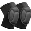 flintronic Ginocchiere di Protezione, 1 Paio Ginocchiere Morbide, Elastico Ginocchiera Pallavolo Unisex, Protezione del Ginocchio Sport per Danza, Pallavolo, Calcio, Basket, Yoga-M