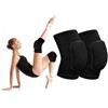 flintronic Ginocchiera Pallavolo, 1 Paio Ginocchiere Morbide, Elastico Ginocchiere Pallavolo Unisex, Ginocchiera Elastiche Antiscivolo, Protezione del Ginocchio Sport per Danza Pallavoli Basket Yoga-L