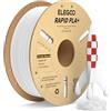 ELEGOO Rapido Filamento PLA+ 1.75mm Bianco 1KG, Alta Velocità 30-600 mm/s, Filamento PLA Plus per Stampante 3D, Precisione Dimensionale +/- 0.02mm, Filamento per La Maggior Parte delle Stampanti 3D