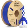 ELEGOO Rapido Filamento PLA+ 1.75mm Blu 1KG, Alta Velocità 30-600 mm/s, Filamento PLA Plus per Stampante 3D, Precisione Dimensionale +/- 0.02mm, Filamento per La Maggior Parte delle Stampanti 3D