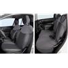 Cora manufacturing Serie completa coprisedili personalizzati Fiat 500X tess. antracite/grigio piombo