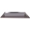 Baldassare Agnelli Pentole Agnelli COAL49/2D60 Teglia Rettangolare con Orlo, Bordi Dritti, Altezza 2 cm, Lega Alluminio 3003, Spessore 1.5 mm, Argento