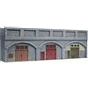 Hornby Low Relief Viaduct with Lock Ups 2 Engineers Blue Brick